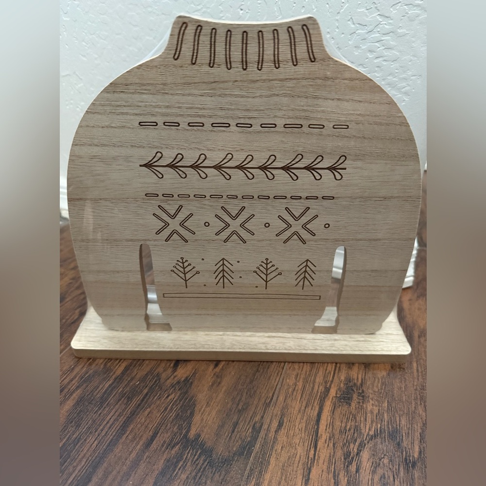 Wooden Christmas Sweater Chalkboard